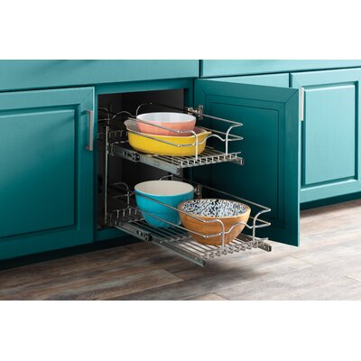 pull cabinet drawer shelf kitchen tier base organizer organizers pantry